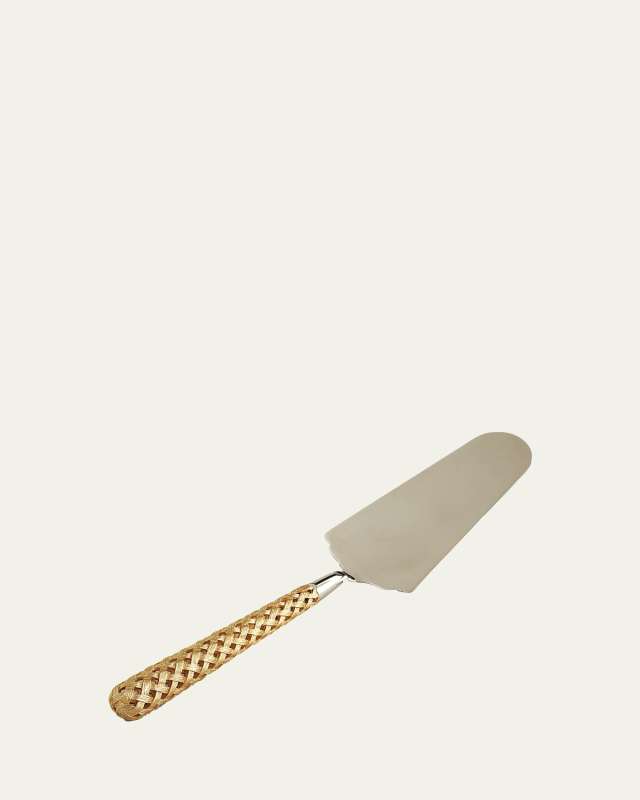 Braid 24K Gold-Plated Cake Server